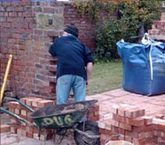 Repairs to existing wall