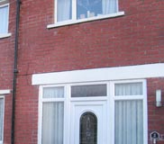 Block bonded brickwork