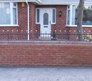 New boundary wall